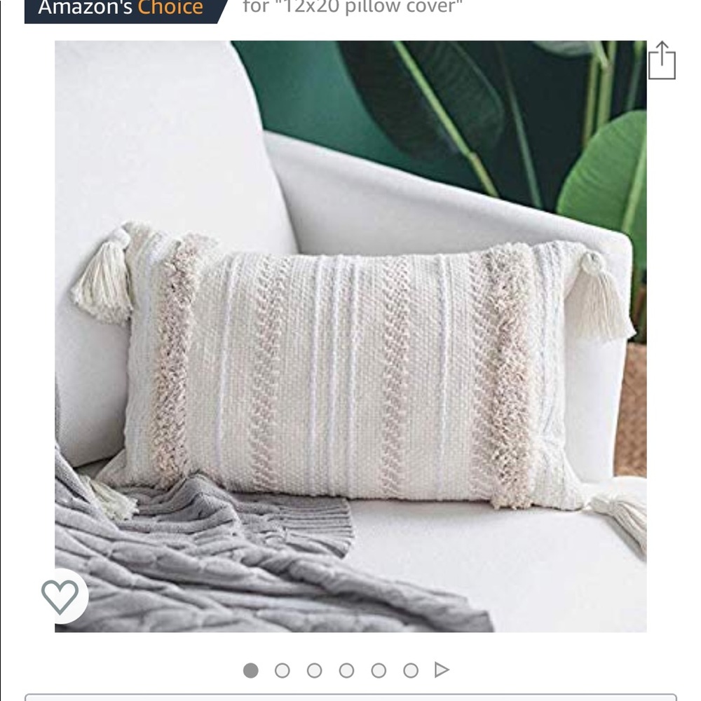 Woven Tufted Boho Cushion Cover